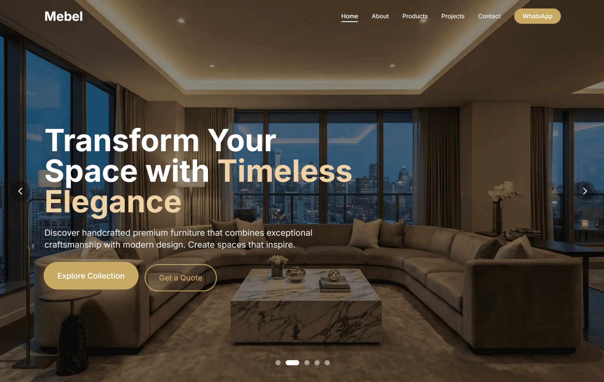 Mebel - Premium Furniture Company Profile